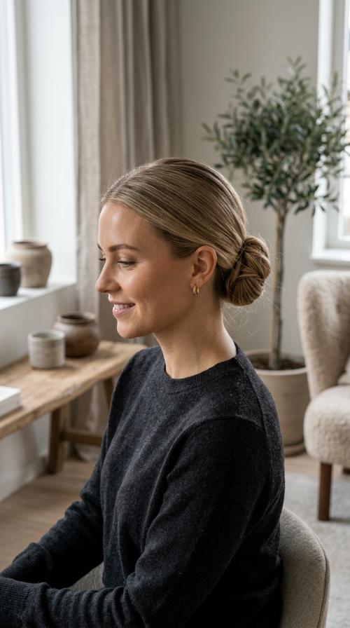 Sophisticated Low Bun
