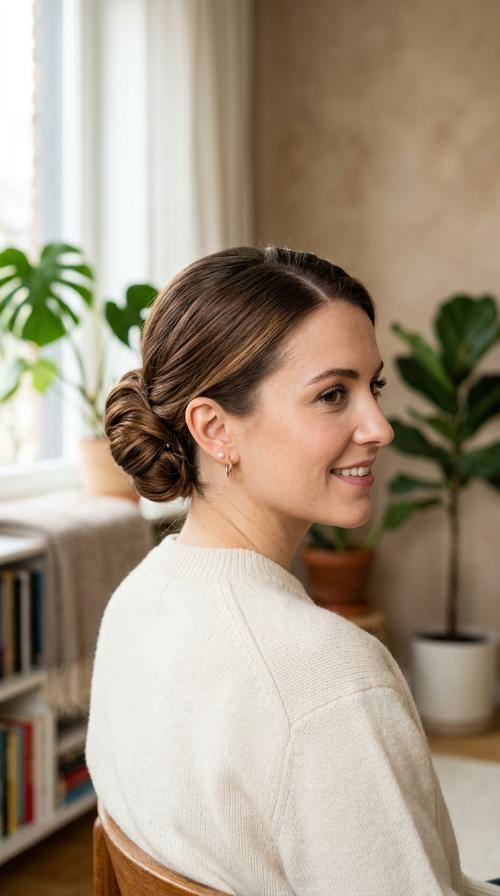 Sophisticated Low Bun
