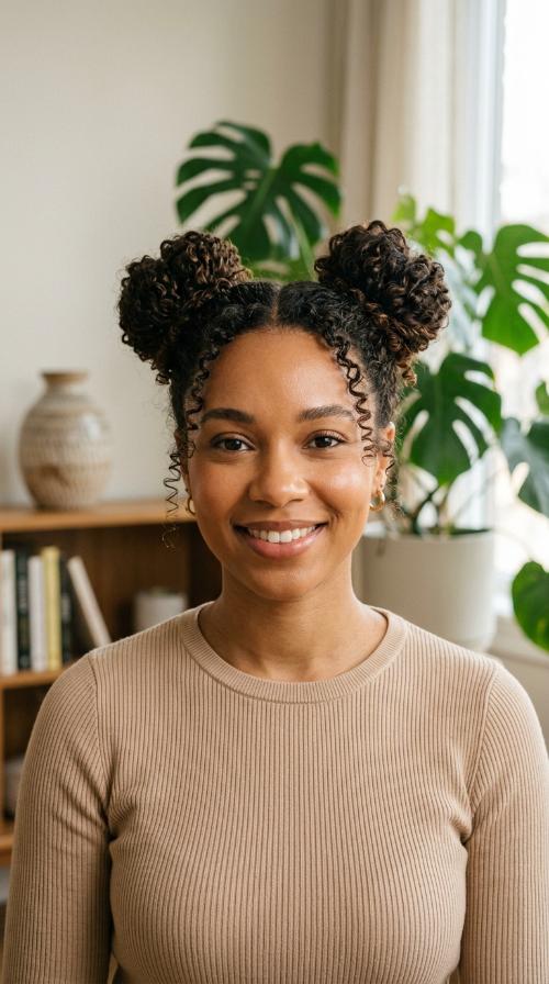 Space Knots (Double Buns)