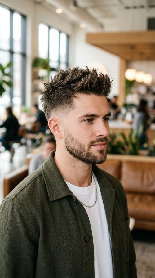 Spiky Texture with Low Taper