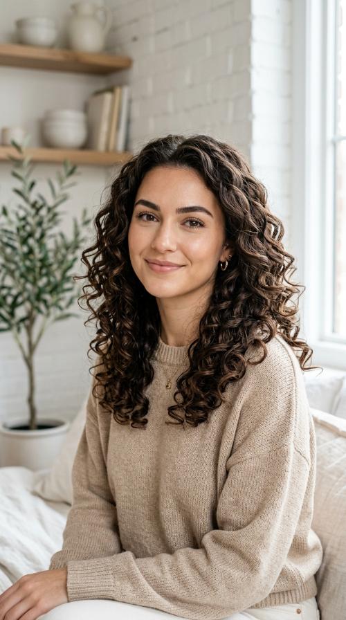 Spiral Perm for Mid-Length