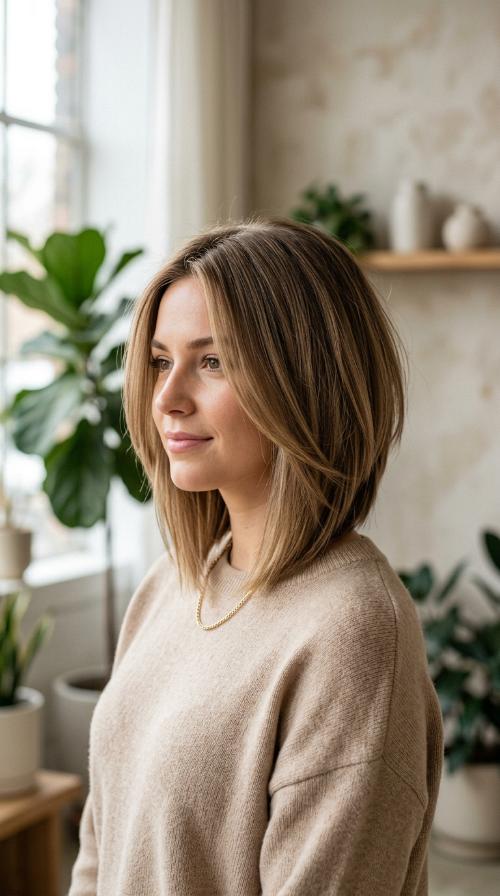 Stacked Back Inverted Bob