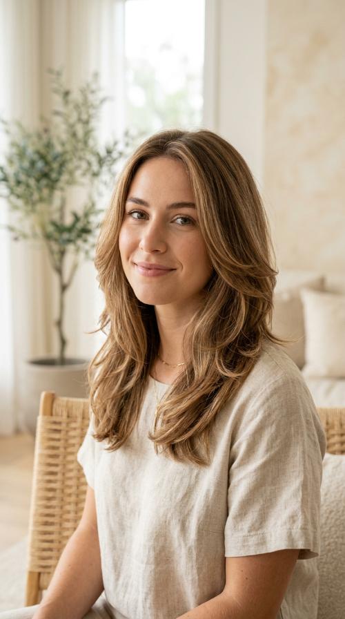 Stacked Layers for Fine Hair