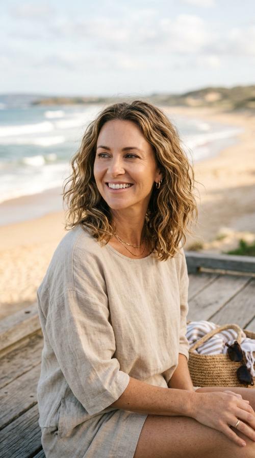 Sunkissed Beach Waves
