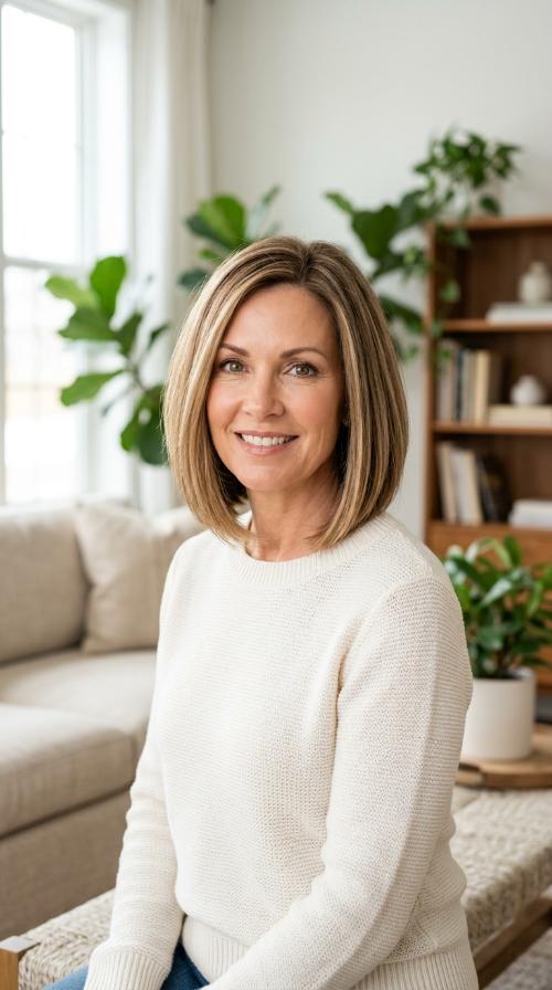 Symmetrical A-Line Bob