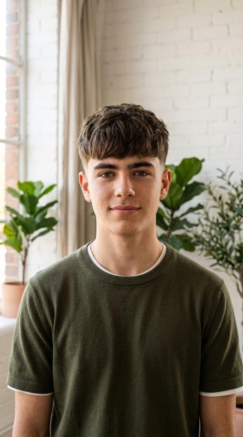 Taper Fade with Fringe
