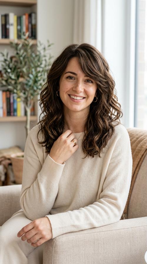 Tapered Layers with Side-Swept Fringe
