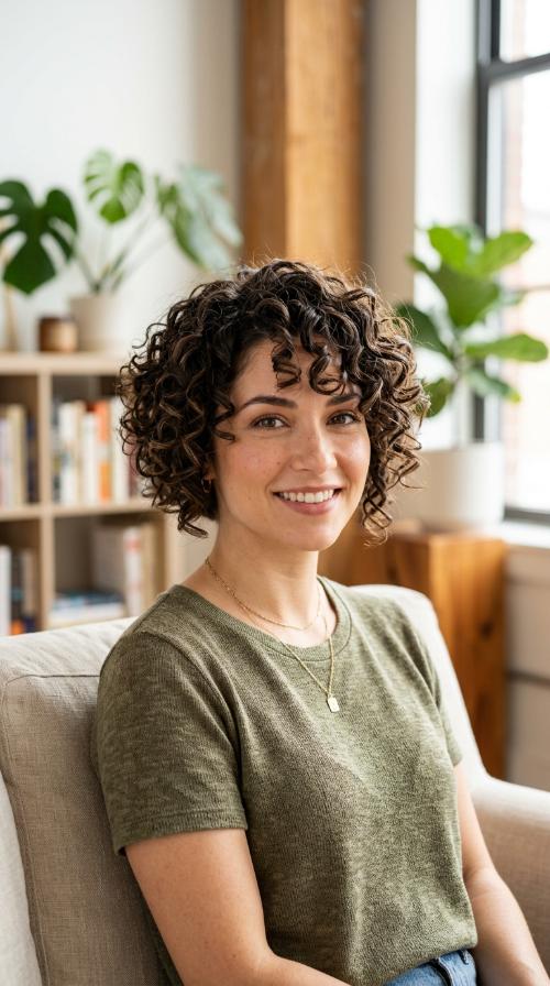 Tapered Razor Cut for Curly Hair