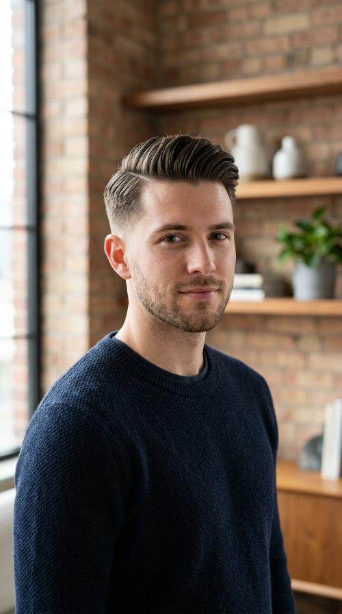 Tapered Side Part