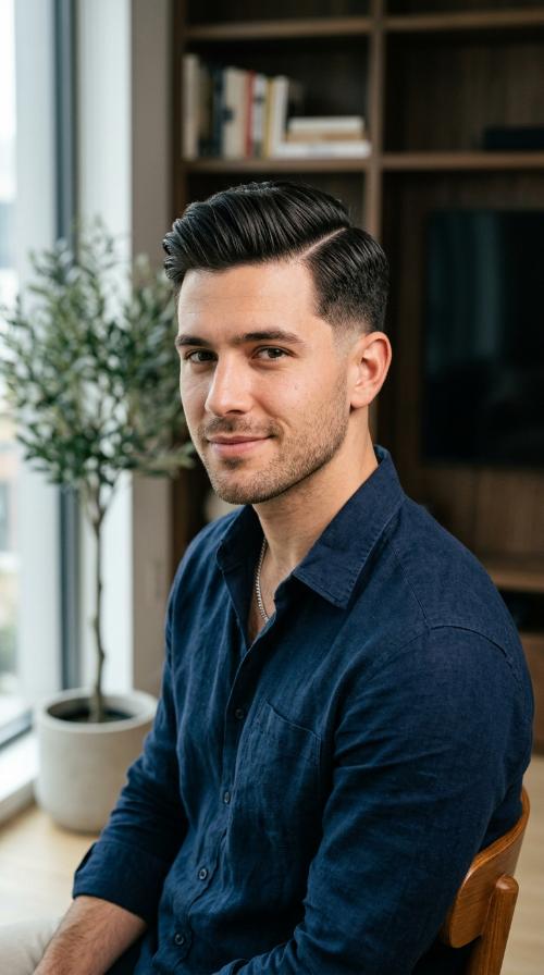 Tapered Side Part