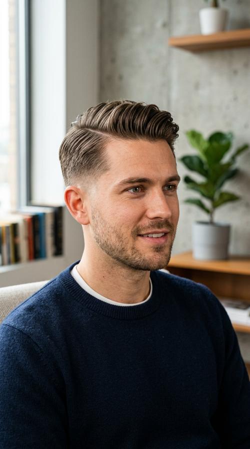 Tapered Side Part