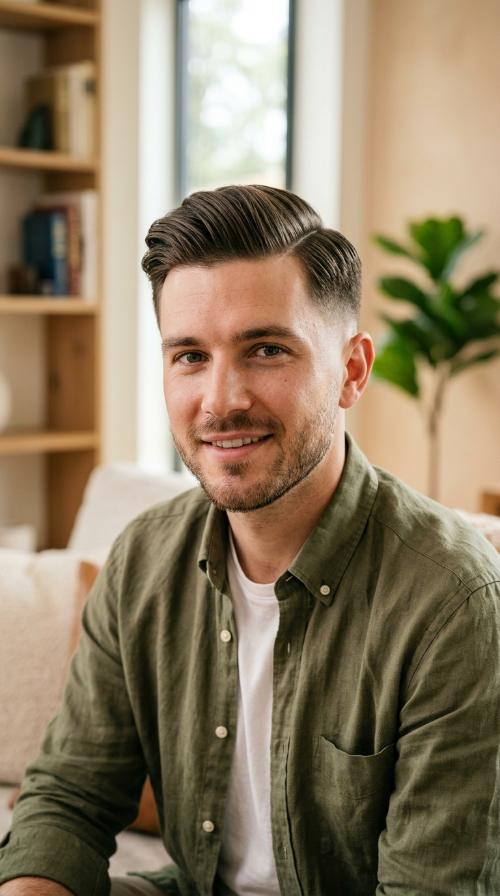 Tapered Side Part