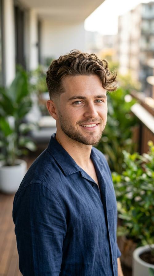 Tapered Sides with Wavy Top