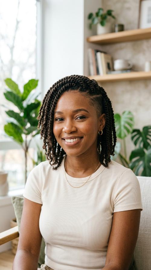 Tapered Twists with Shaved Sides