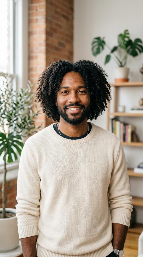 Textured Afro-Textured Mid-Length