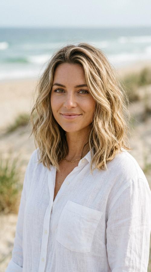Textured Beach Waves