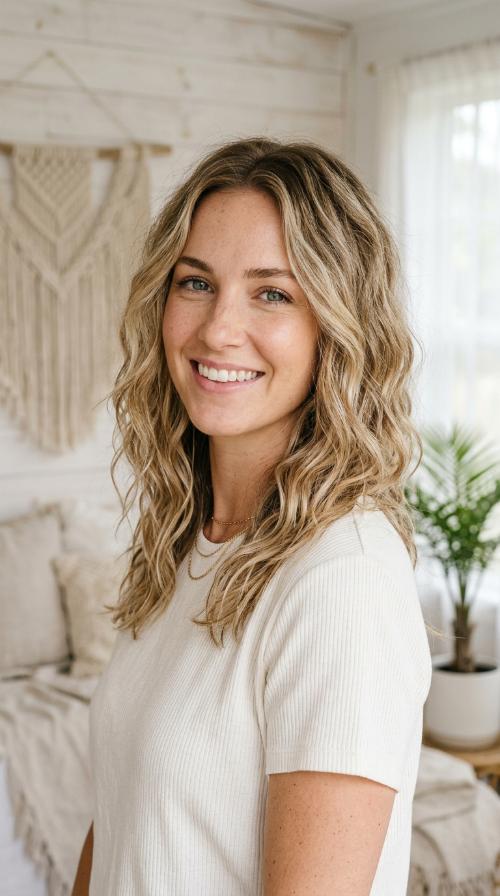 Textured Beach Waves
