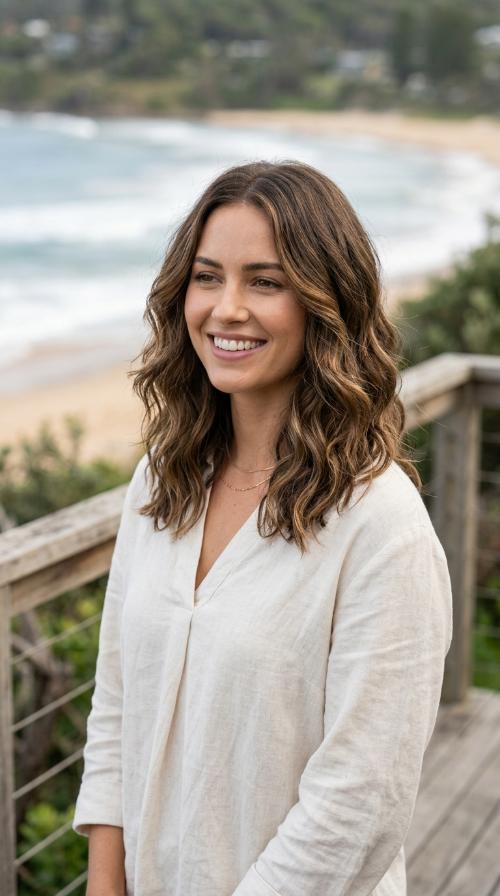 Textured Beach Waves
