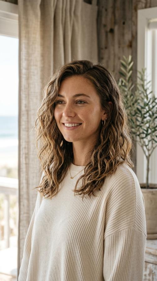Textured Beach Waves