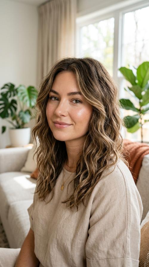 Textured Beachy Waves