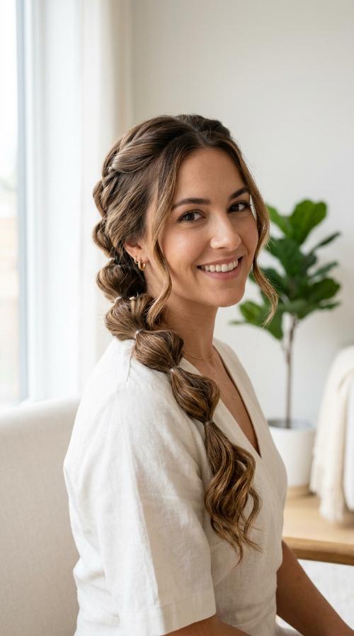 Textured Bubble Braid