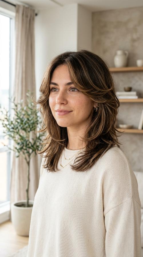 Textured Butterfly Cut