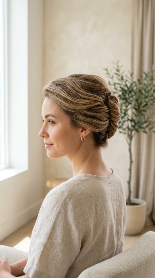 Textured French Twist