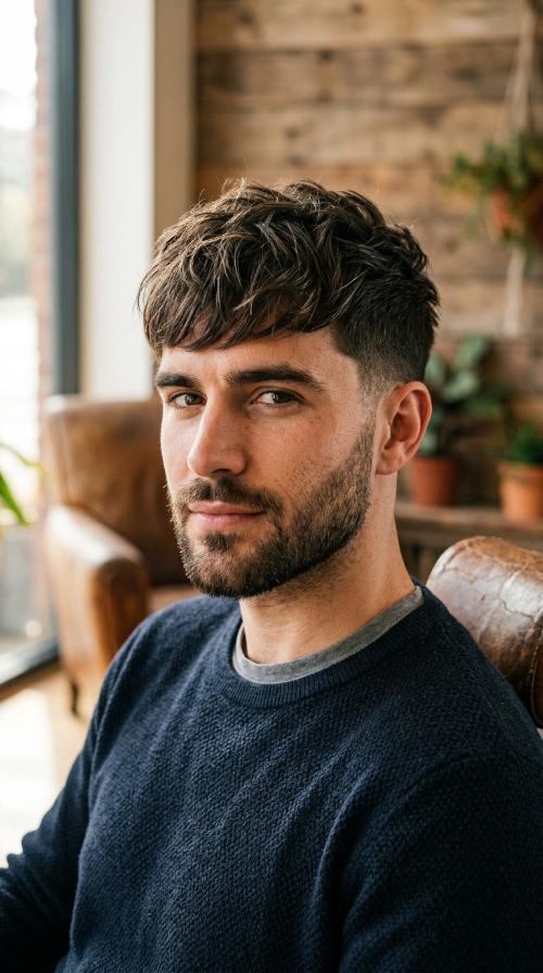 Textured Fringe with Scissor-Cut Sides