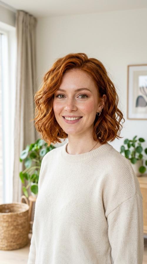 Textured Ginger Bob