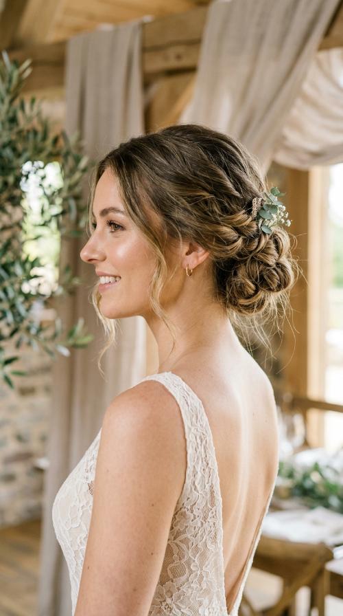Textured Low Chignon