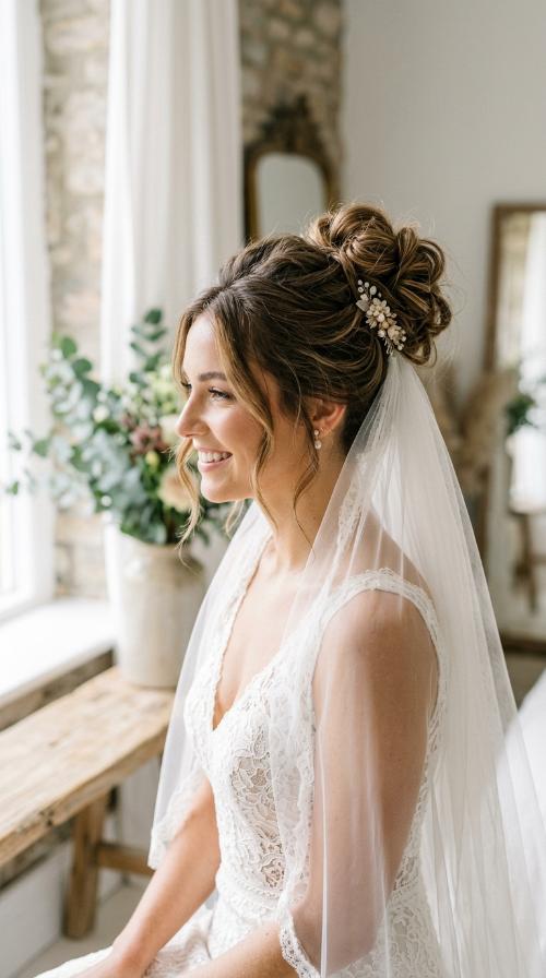 Textured Messy Bun