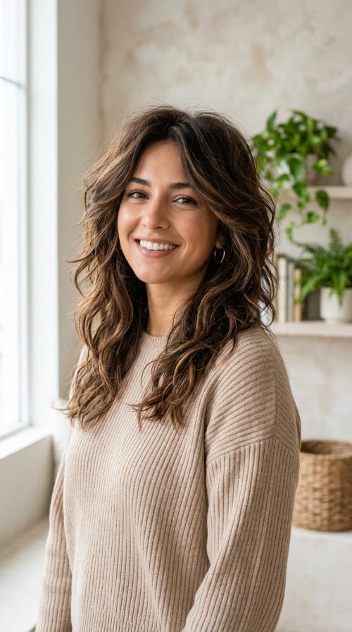 Textured Mid-Length Shag
