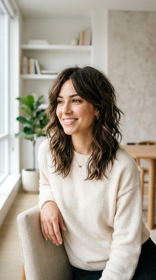 Textured Mid-Length Shag
