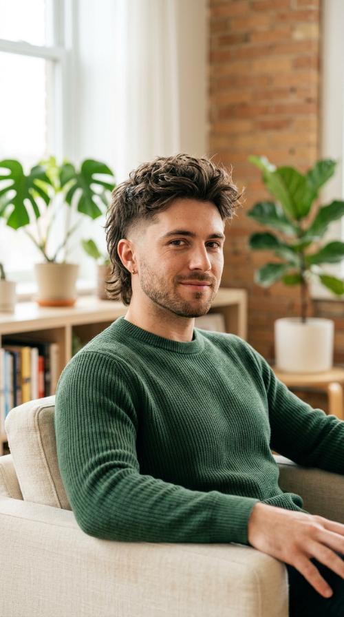 Textured Mullet Fade