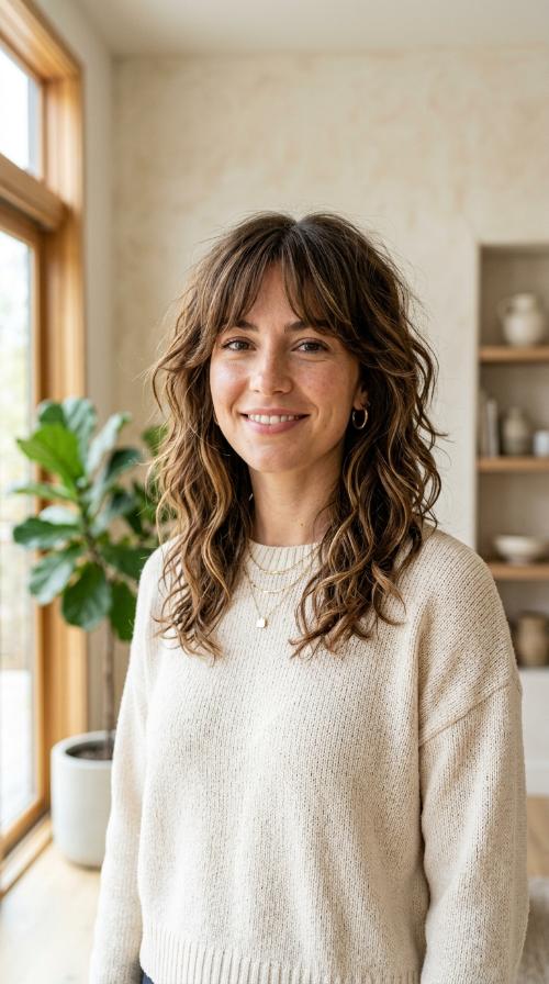 10 Hairstyles for Medium Length Wavy Hair with Layers