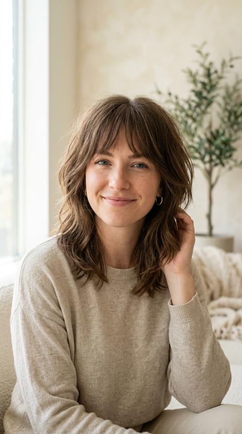 Textured Shag with Wispy Fringe
