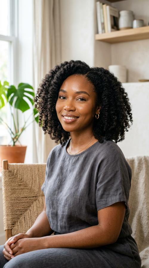 Textured Shoulder-Length Bob