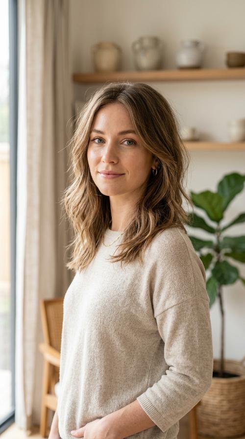 Textured Shoulder-Length Cut