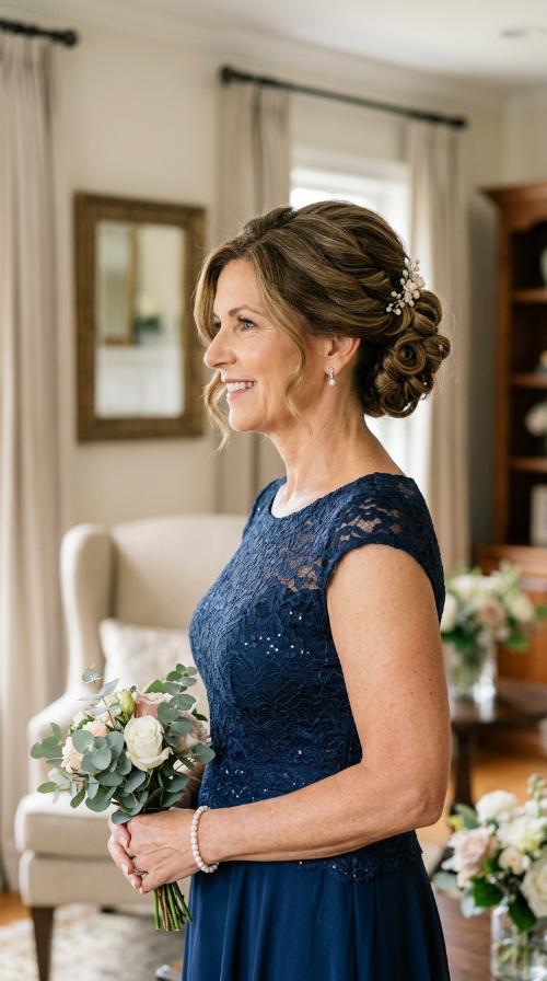 Textured Twisted Updo