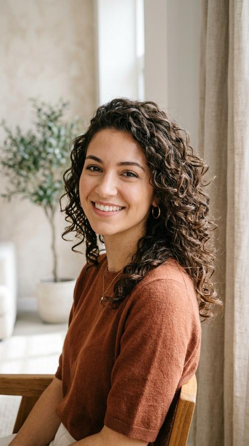 The Asymmetrical Curly Cut