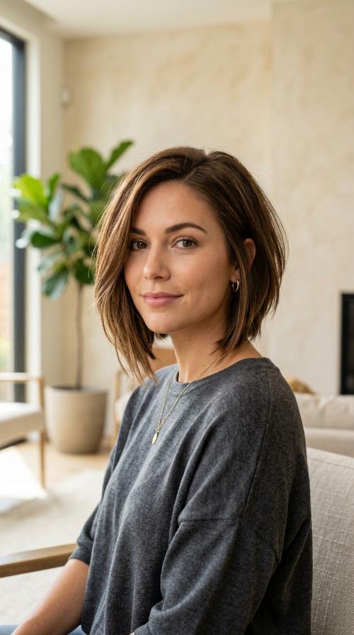 The Asymmetrical Modern Bob
