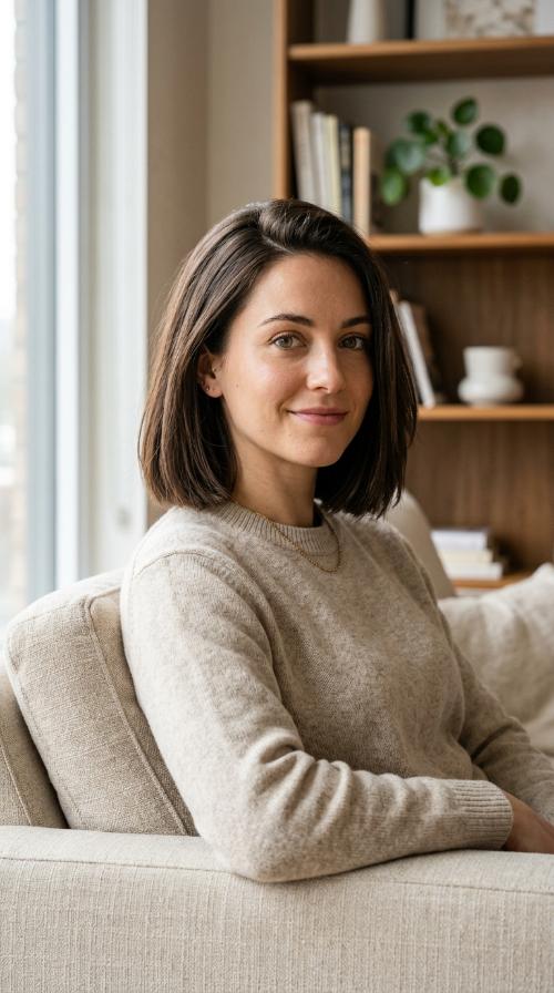 The Blunt Mid-Length Cut