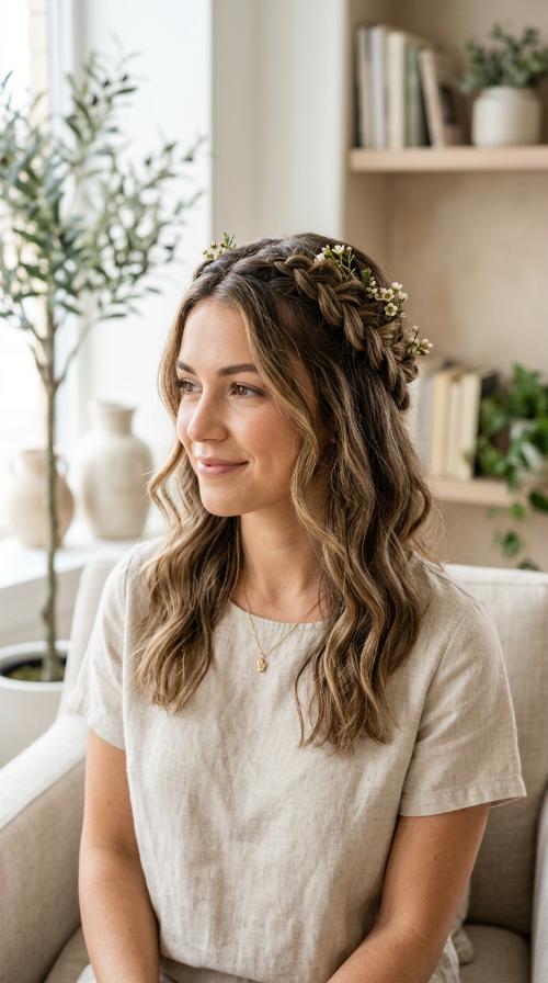 The Braided Boho Halo