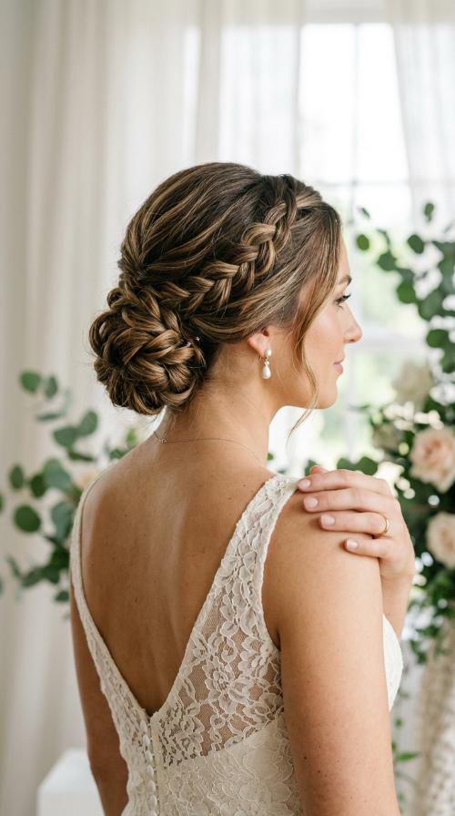 The Braided Low Bun