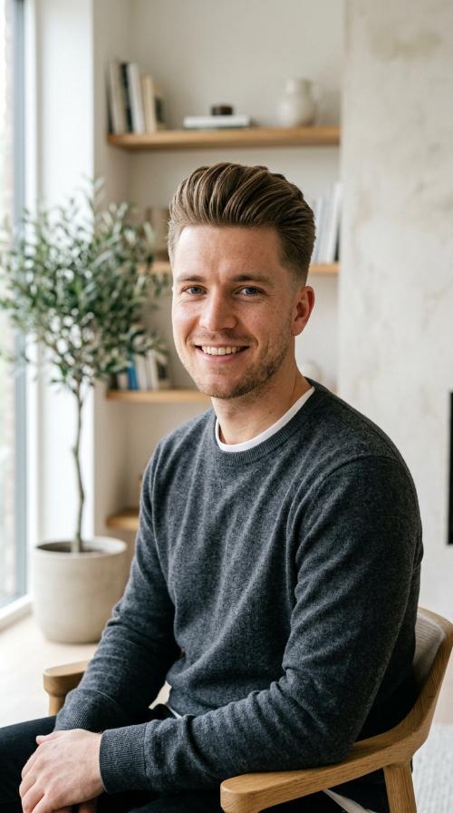 The Brushed-Up Quiff