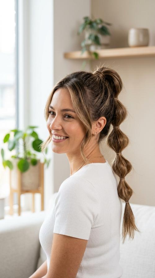 The Bubble Ponytail