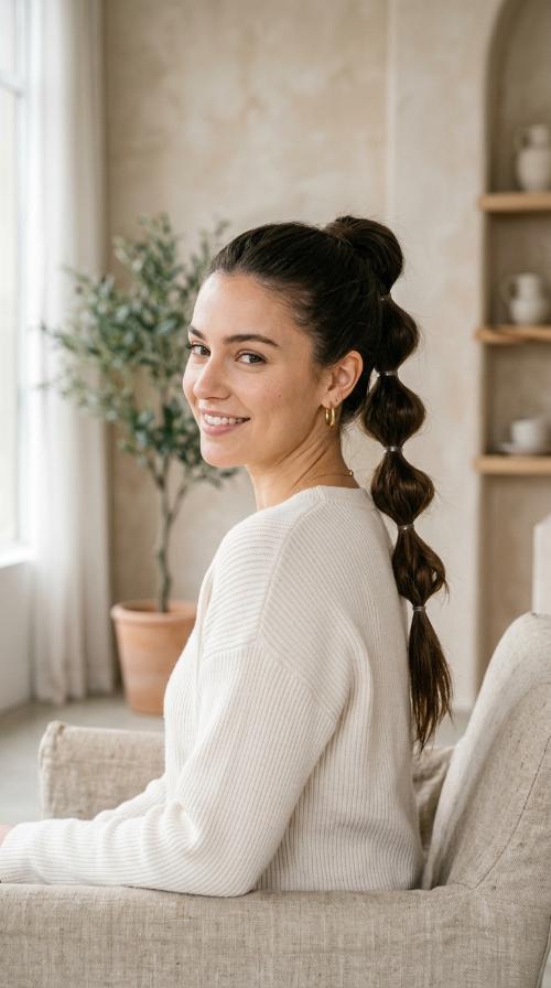 The Bubble Ponytail