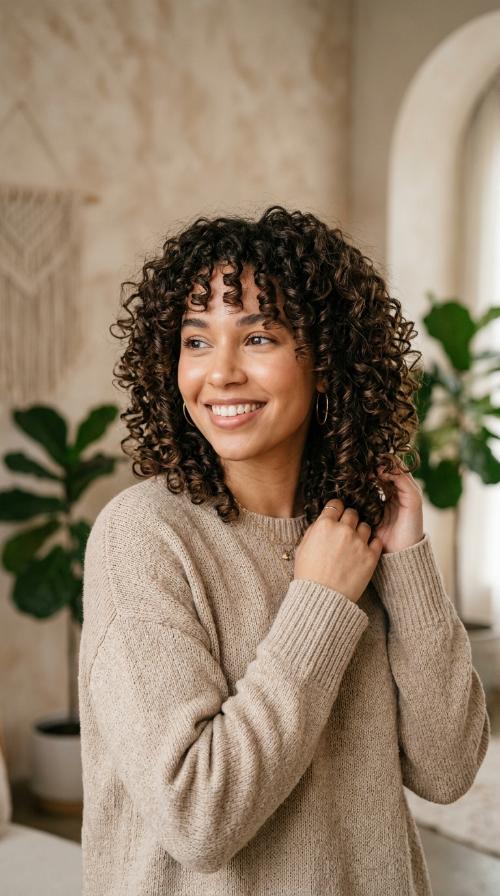 The Butterfly Cut for Curls