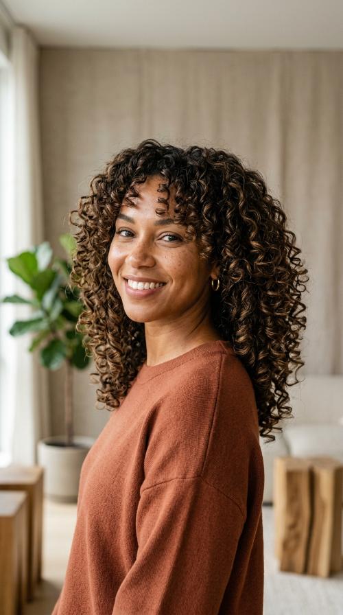 The Butterfly Cut for Curls
