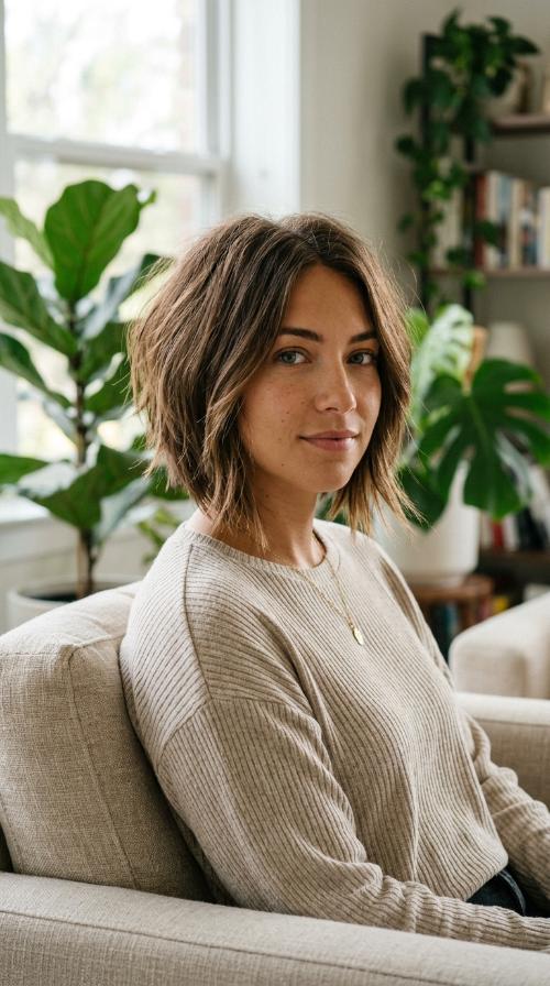 The Choppy Inverted Bob